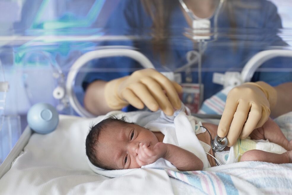 Children with defects in development from a man of an alcoholic